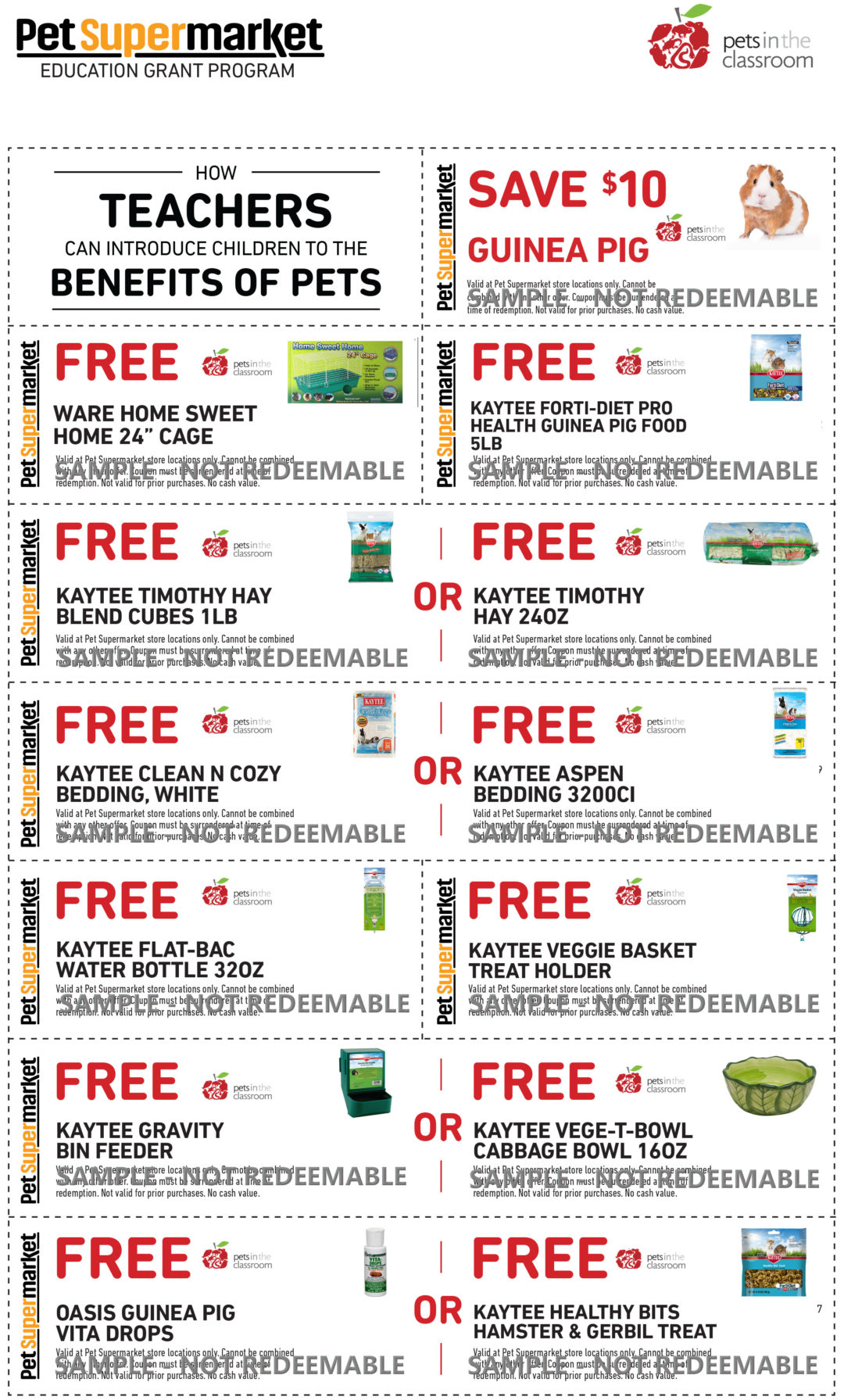 Pet Supermarket Grant Coupon Samples Education Grants