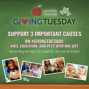 support Pets in the Classroom on giving tuesday