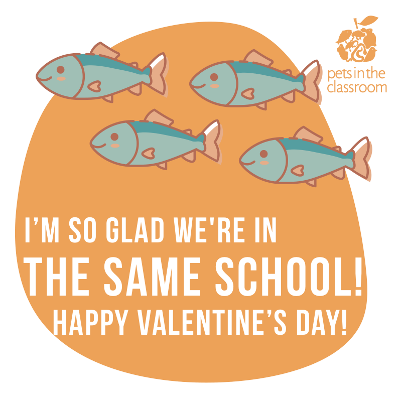 Fish printable valentine