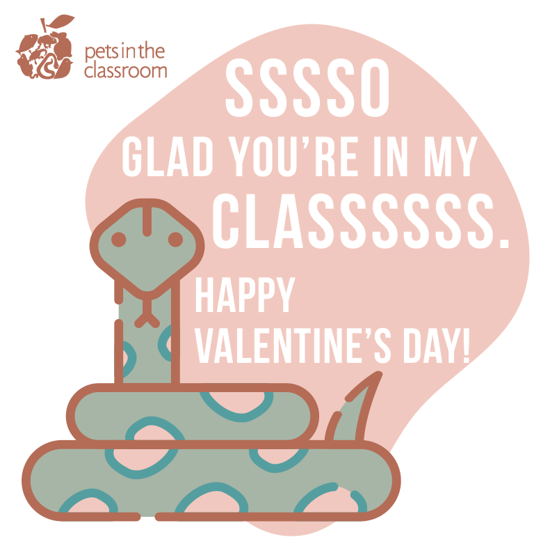 snake printable valentine