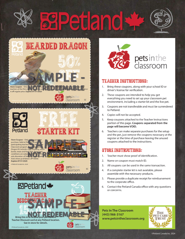 Petland Canada Bearded Dragon Coupon