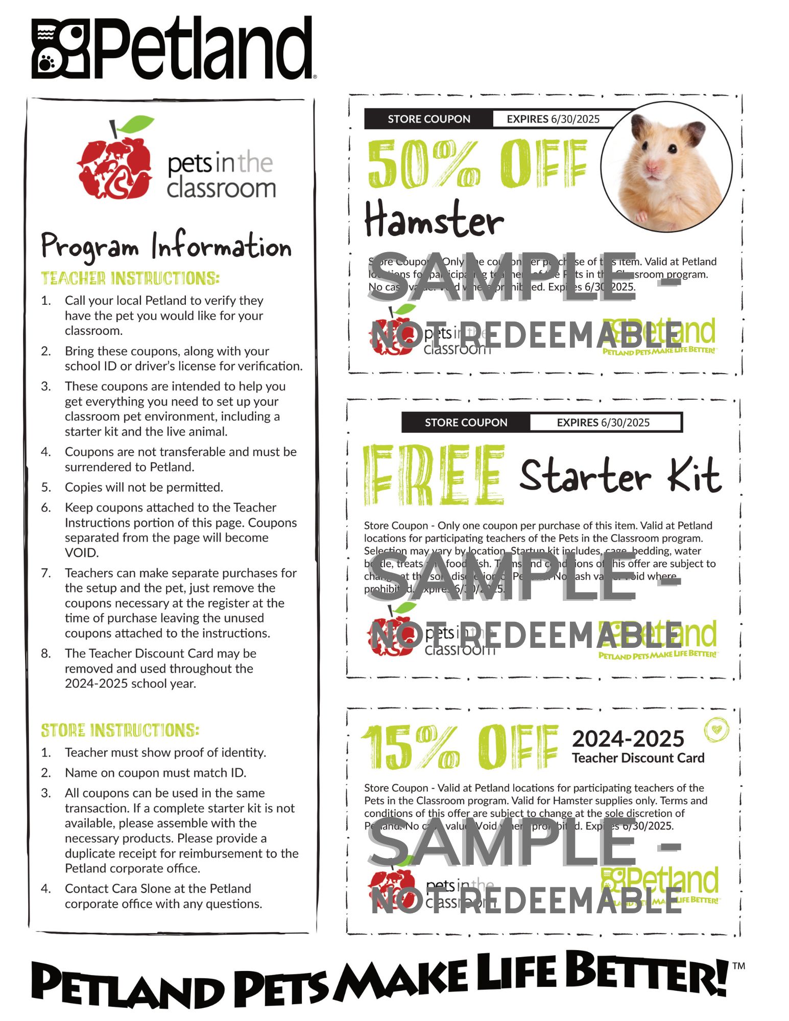 Hamster Petland Coupon Sample