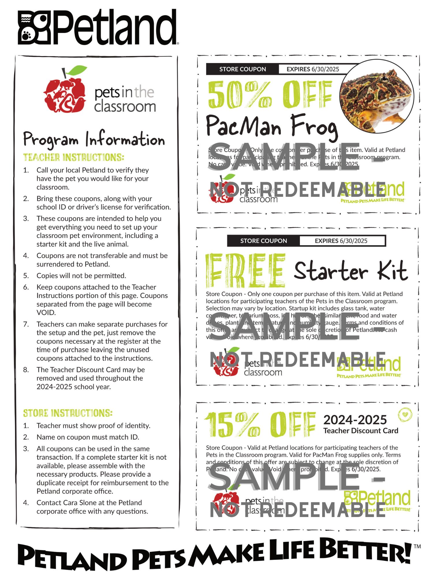 Pac Man Frog Petland Coupon Sample