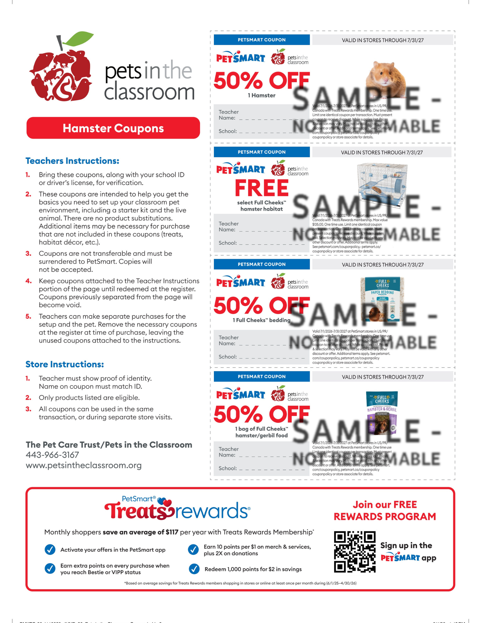 Hamster Sample Coupon – Pets in the Classroom’s PetSmart Grant Hamster Sample Coupon – Pets in the Classroom’s PetSmart Grant